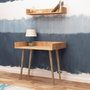 Hanah Home Harmony Mesa de Estudio Roble con Estante